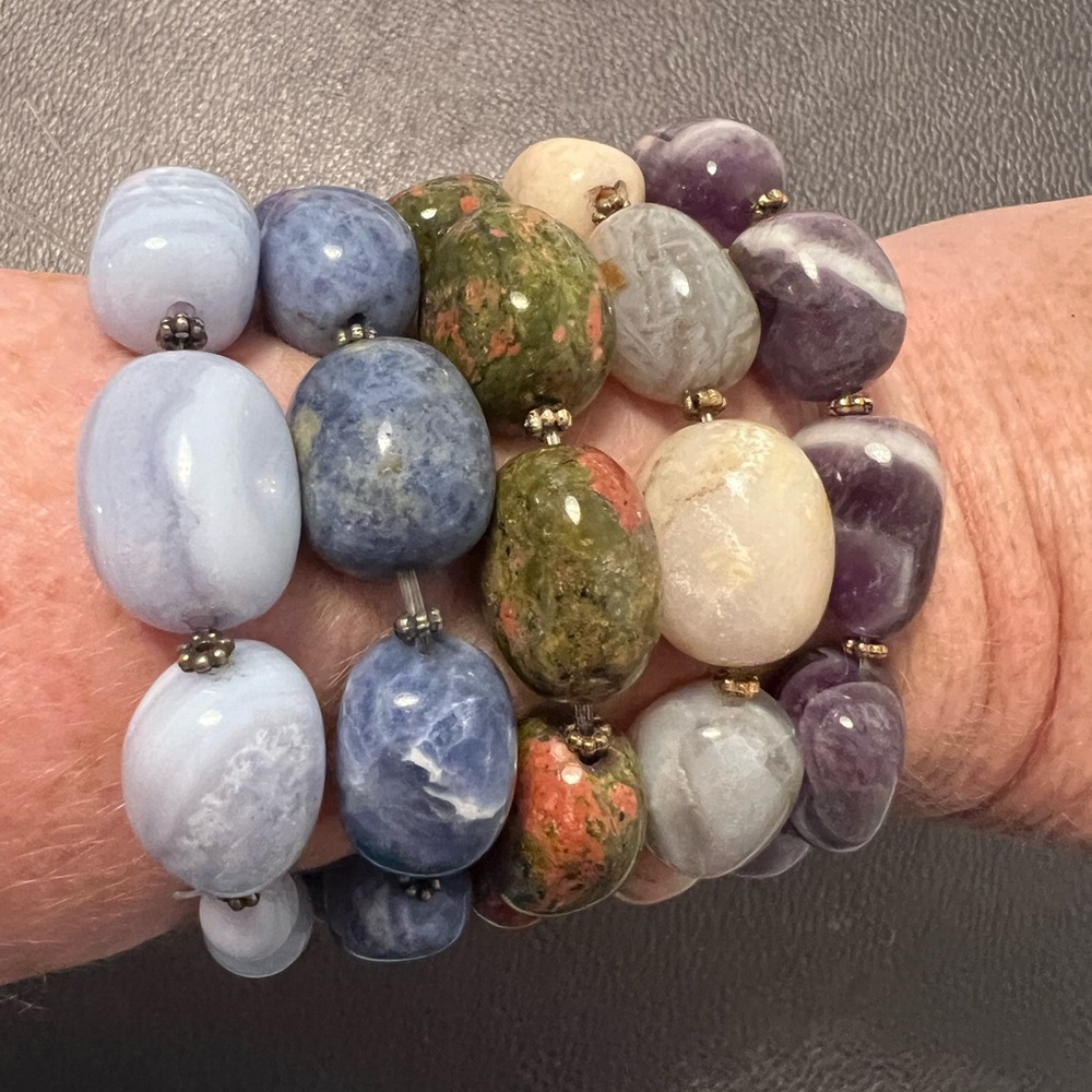 COPY - Mixed Stone Stretch Bracelets